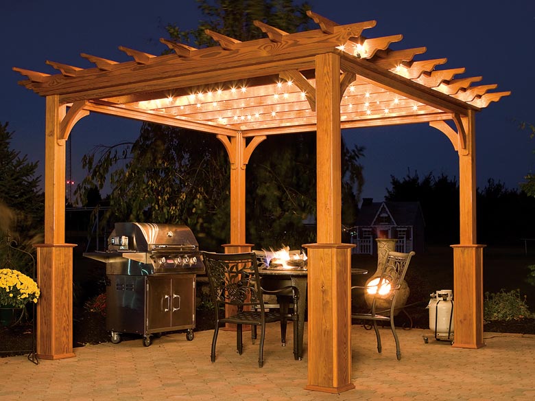 traditional pergola