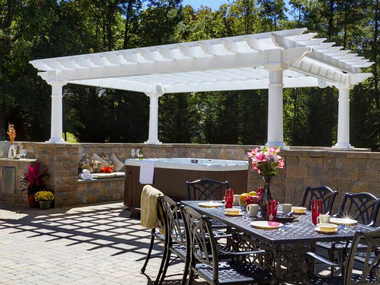 12 by 18 foot artisan pergola